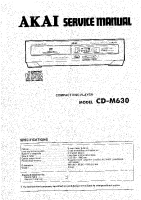 Akai CDM-630-Service-Manual 